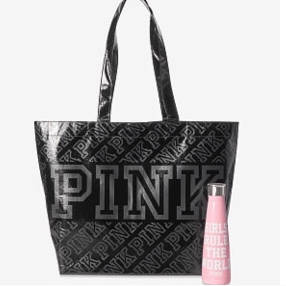 Tote and water bottle bundle